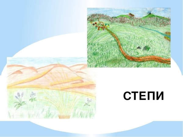Рисунок на тему степь