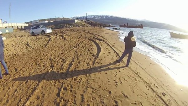 Пустуют пляжи Магадана