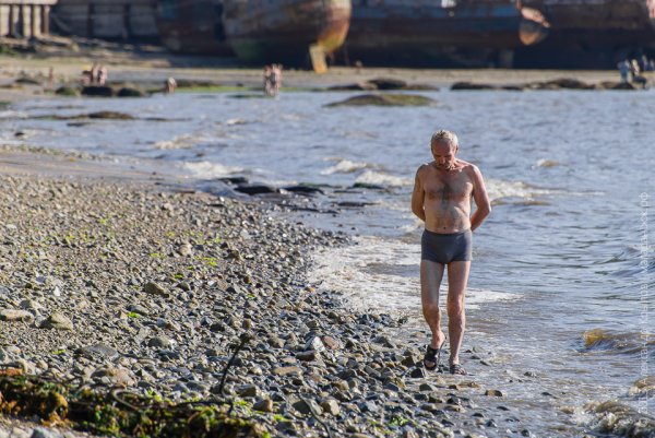 Магадан пляж