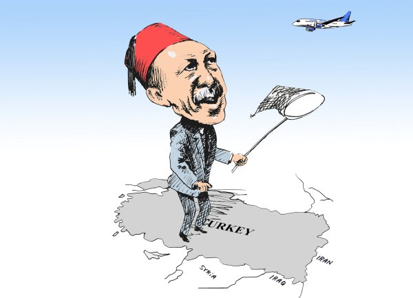 Реджеп Эрдоган карикатура
