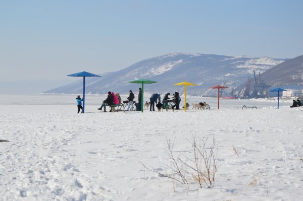 Пустуют пляжи Магадана