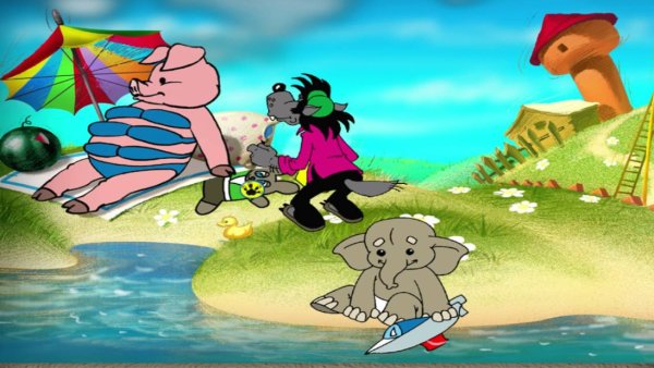 Ну погоди на пляже