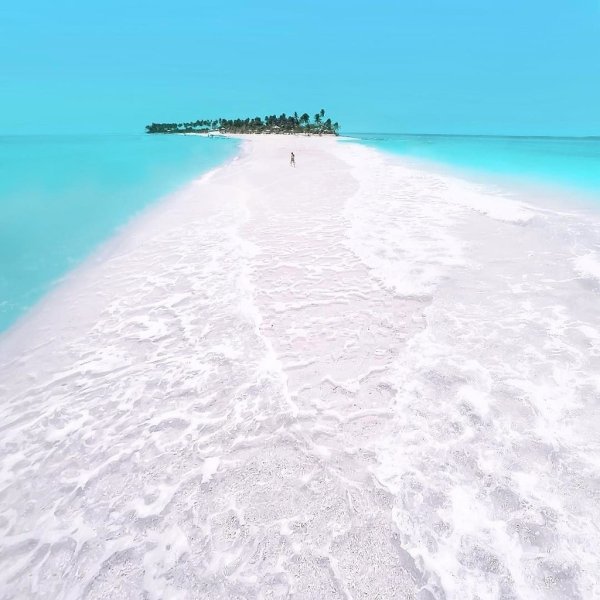 Песчаная коса Мальдивы