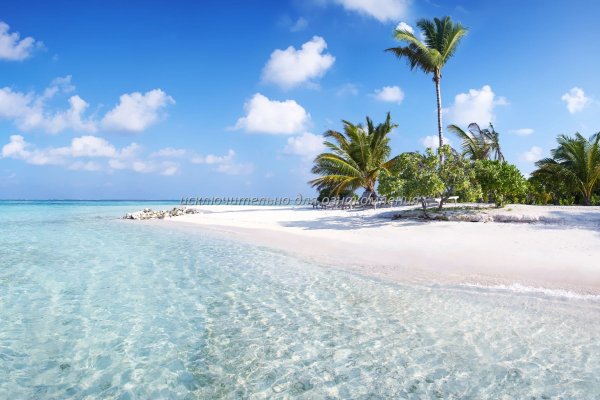 Остров Мальдивы пляжи океан