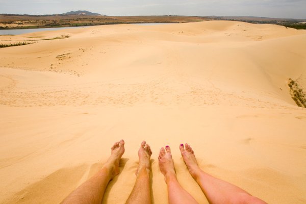 Ноги море песок