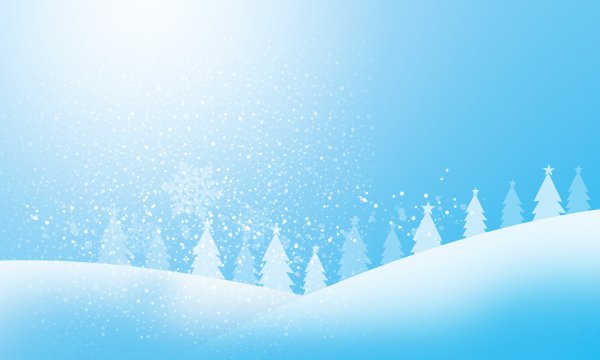 Зимний фон для презентации