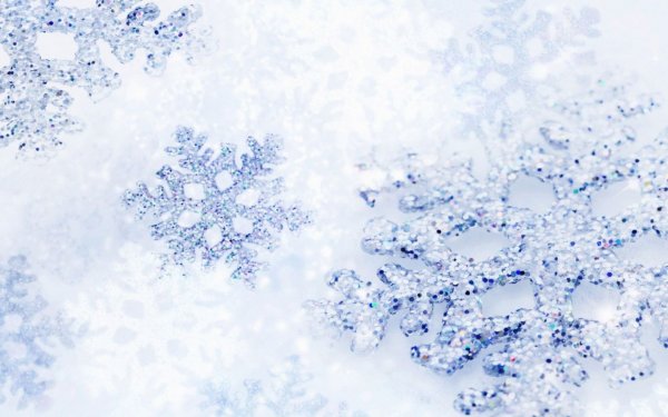 Снег снежинки