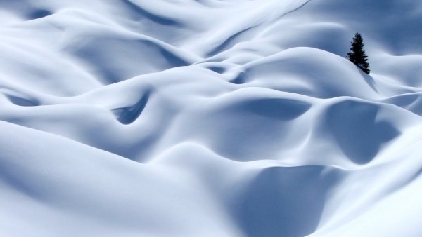 Зима сугробы