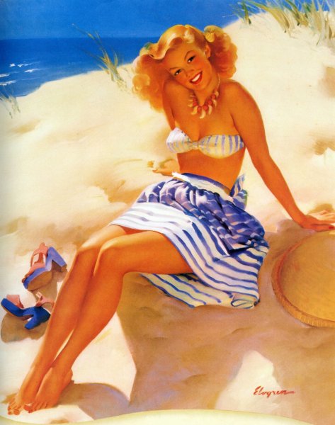 Джил Элвгрен Gil Elvgren американский художник