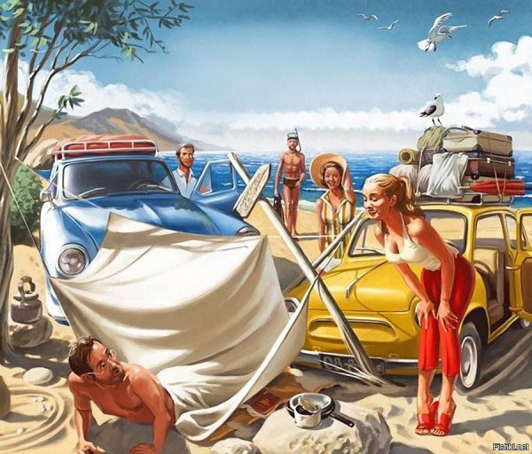 Художник пин ап Барыкин