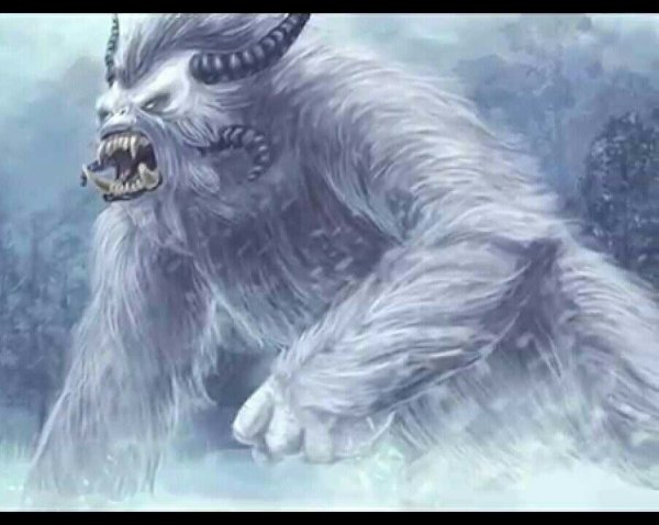 Снежное чудовище