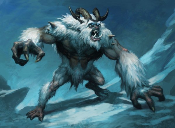 Йети снежный человек фэнтези