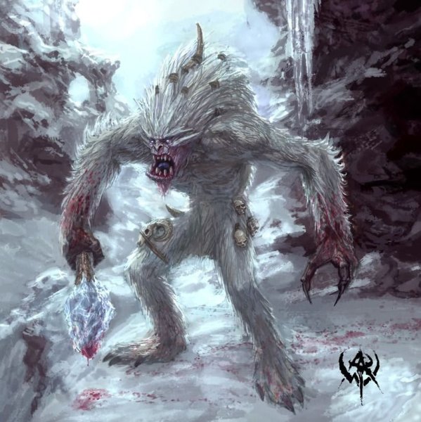 Йети вархаммер фэнтези арт