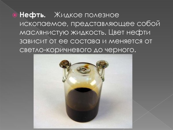 Полезные ископаемые Неф