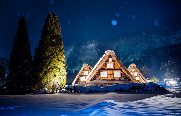 Зимний домик