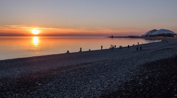 Адлер Нижнеимеретинская бухта пляж