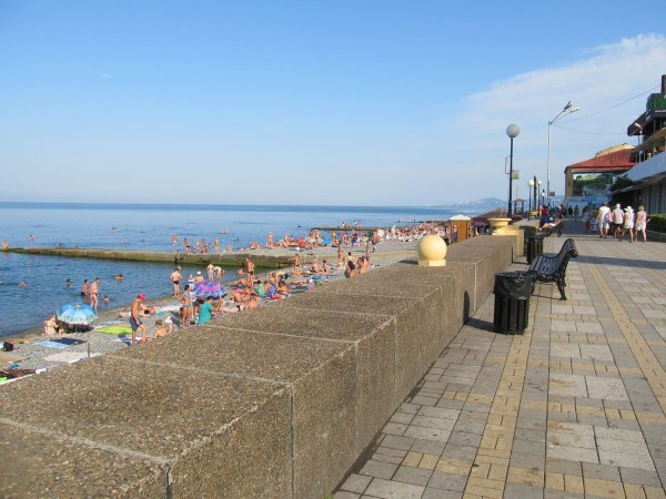 Курортный городок Адлер набережная