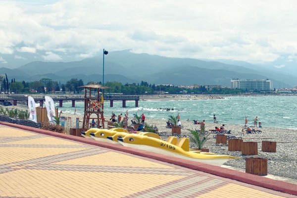 Курортный городок Адлер набережная