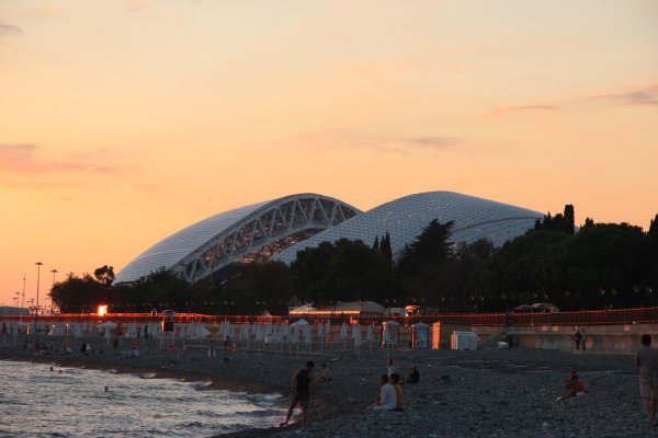 Курортный городок Адлер набережная