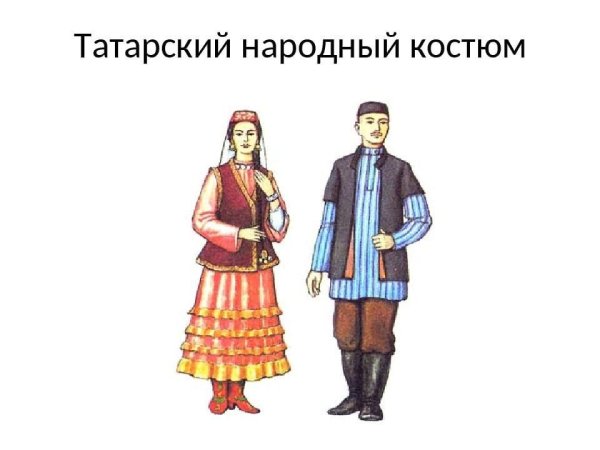 Национальные костюмы Татаров народов Башкортостана