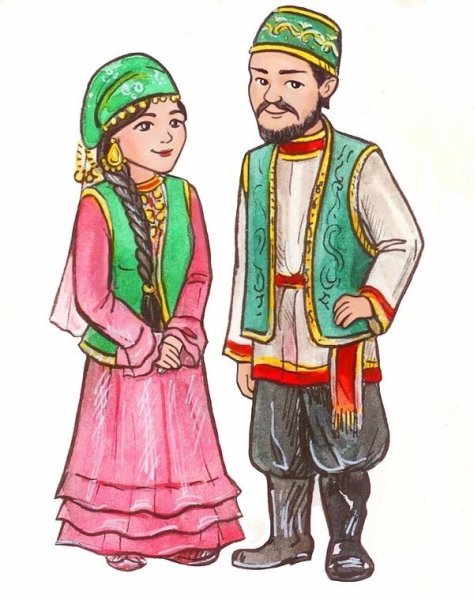 Народный национальный костюм Татаров