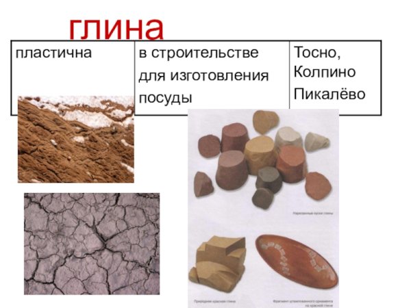 Полезные ископаемые Ленинградской
