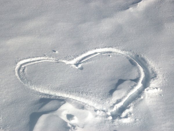 Следы на снегу