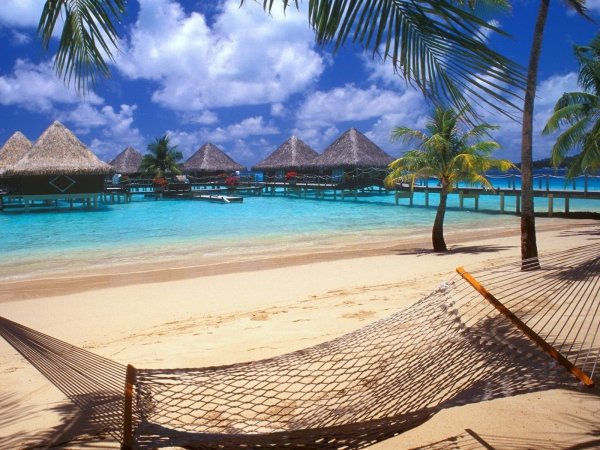 Таити Бора Бора пляж