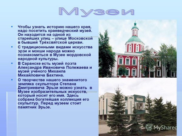 Доклад Саранск