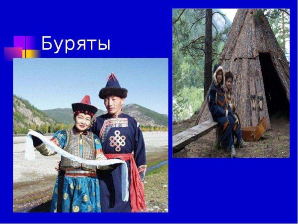 Буряты слайд