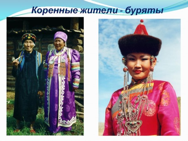 Жители Забайкалья буряты