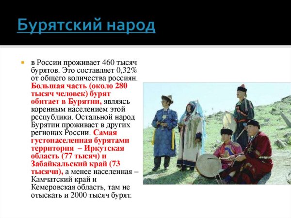 Буряты Забайкалья 17 веке