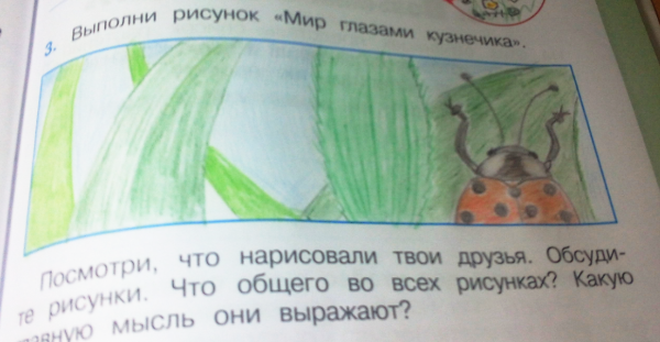 Мир глазами кузнечика окружающий мир 2 класс