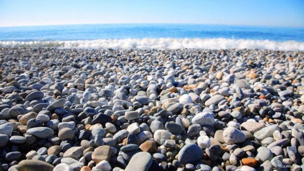 Каменистый пляж в Анапе