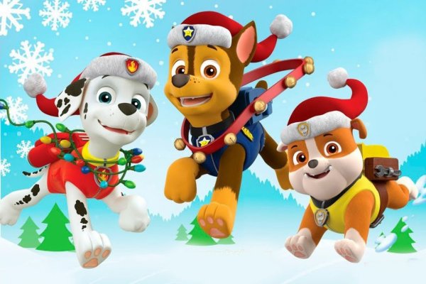 Щенячий патруль и дед Мороз