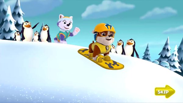 Маршал на сноуборде Щенячий патруль