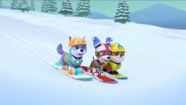 Эверест на сноуборде Щенячий патруль