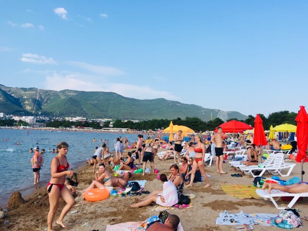 Пляж саламандра Геленджик