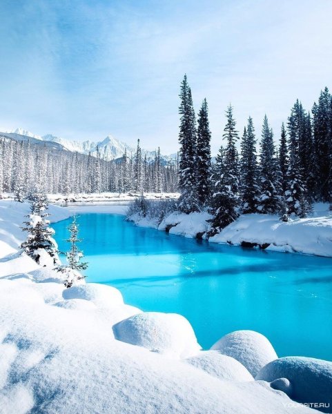 Национальный парк Банфф, Канада зима