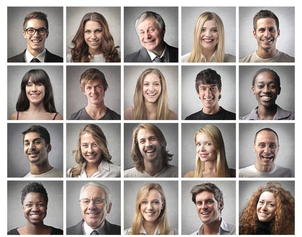 Лица разных национальностей