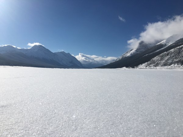 Озера на снежной