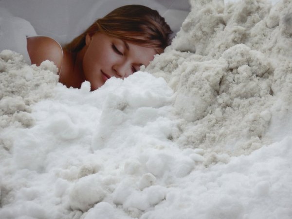 Одеяло на снегу