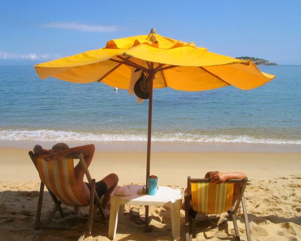 Лето жара пляж