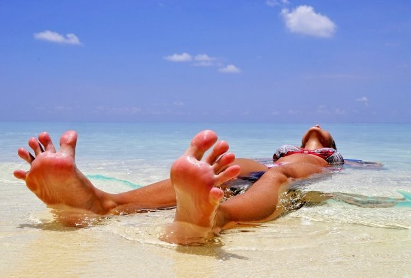 Я отдыхаю на море