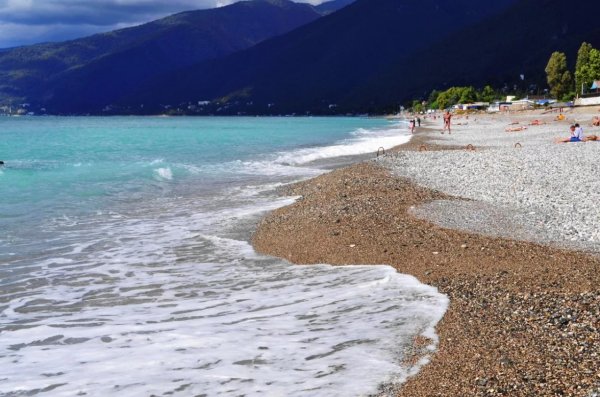 Пляж Гагра Абхазия 2020