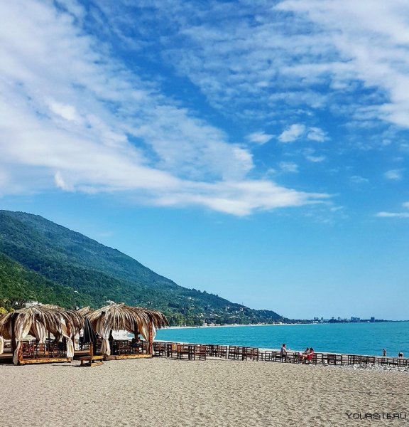 Абхазия Гагры горы море