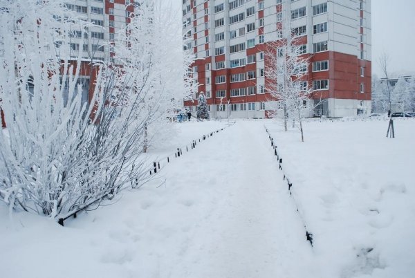 Зима во дворе