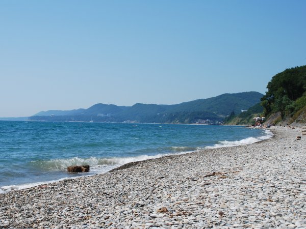 Галечный пляж Туапсе