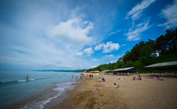 Пляж Орленок Новомихайловское