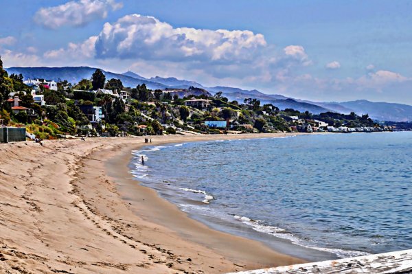 Лос Анджелес побережье Малибу